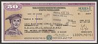 United States Savings Bond, Series I, 01/2009 $50 Helen Keller